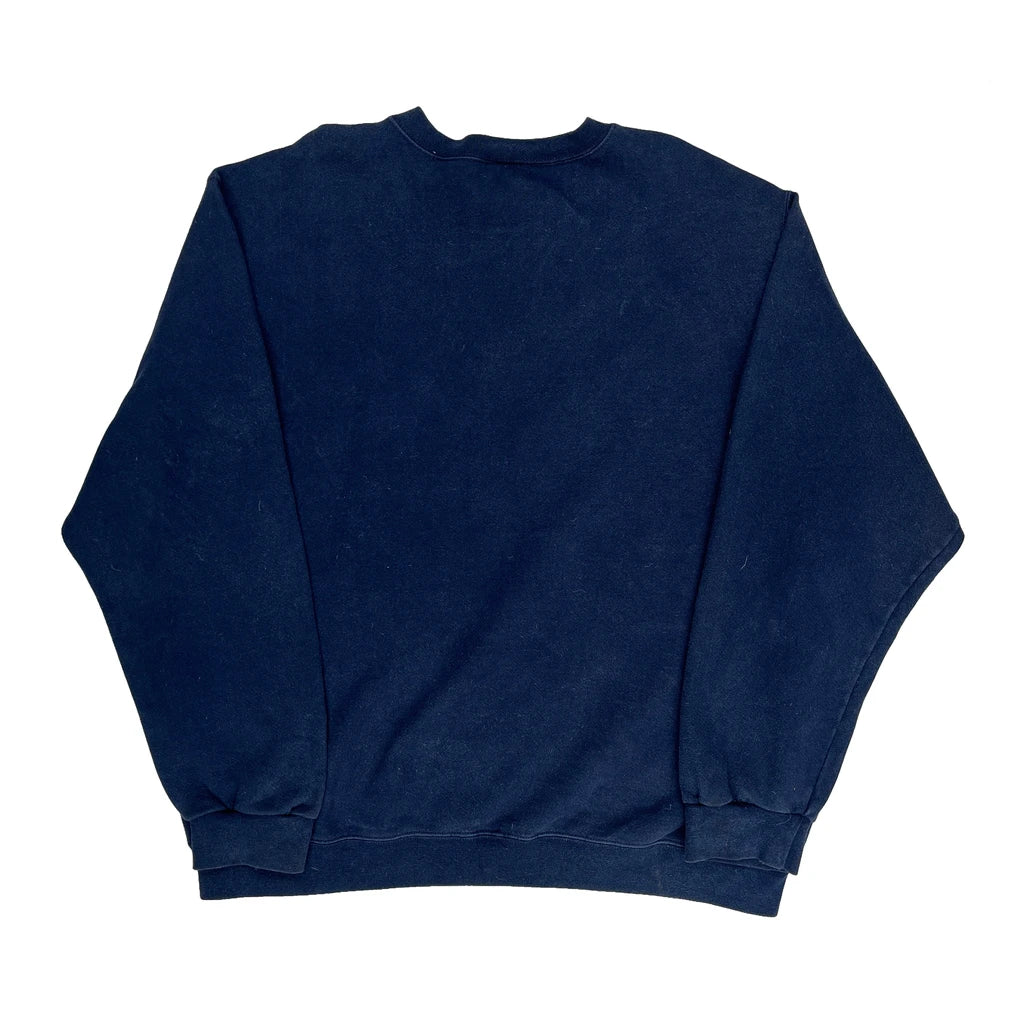 Nike Sweatshirt - XL Navy Cotton - Image 2