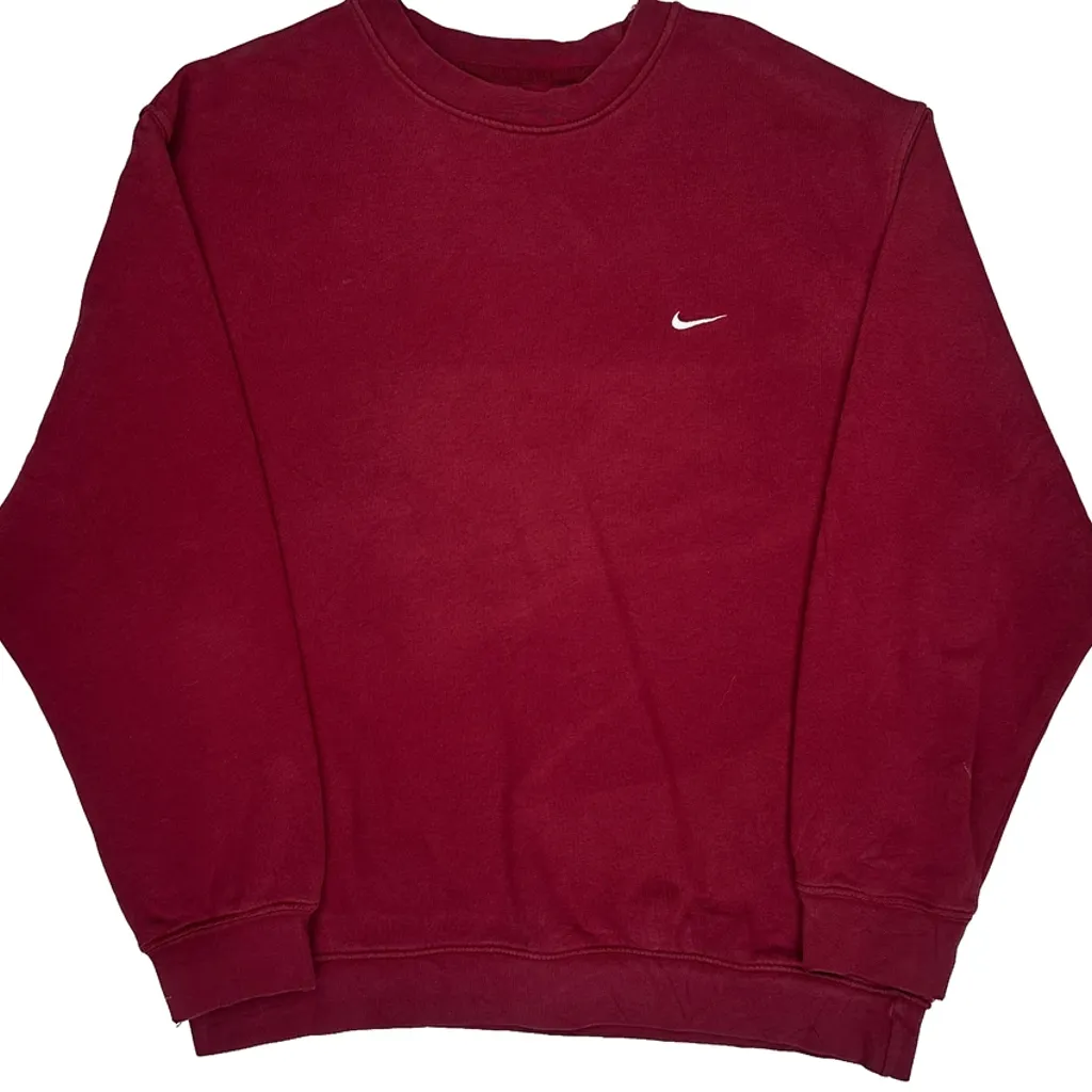Nike Sweatshirt - XL Red Cotton - Image 5