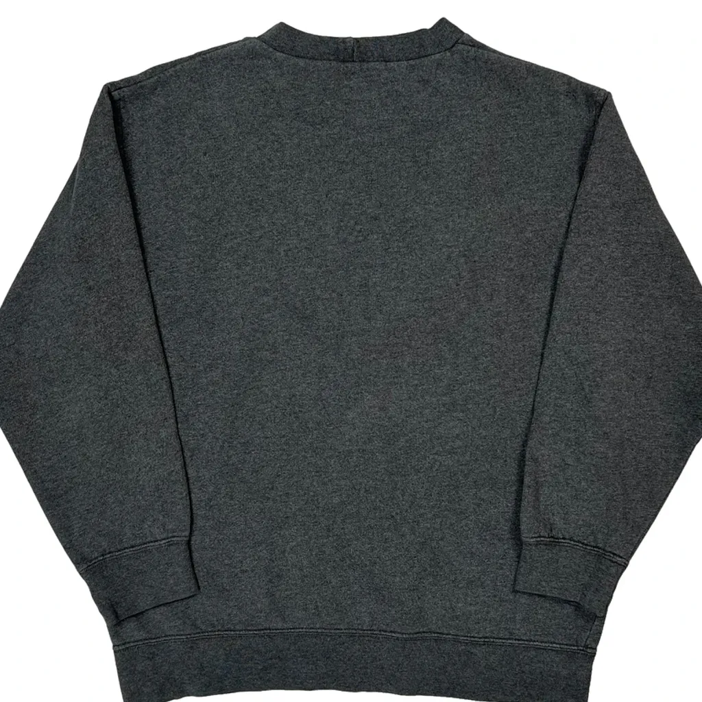 Nike Sweatshirt - Large Gray Cotton - Image 6