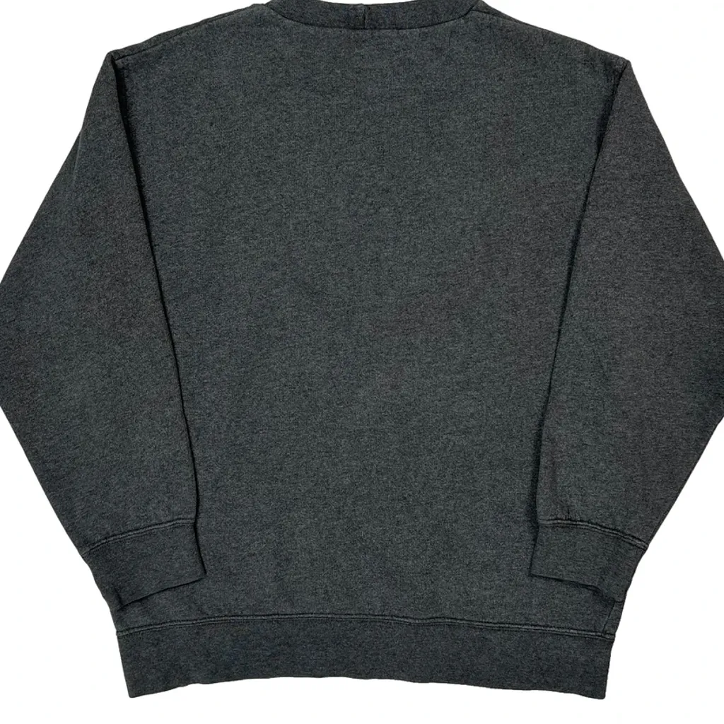 Nike Sweatshirt - Large Gray Cotton - Image 7