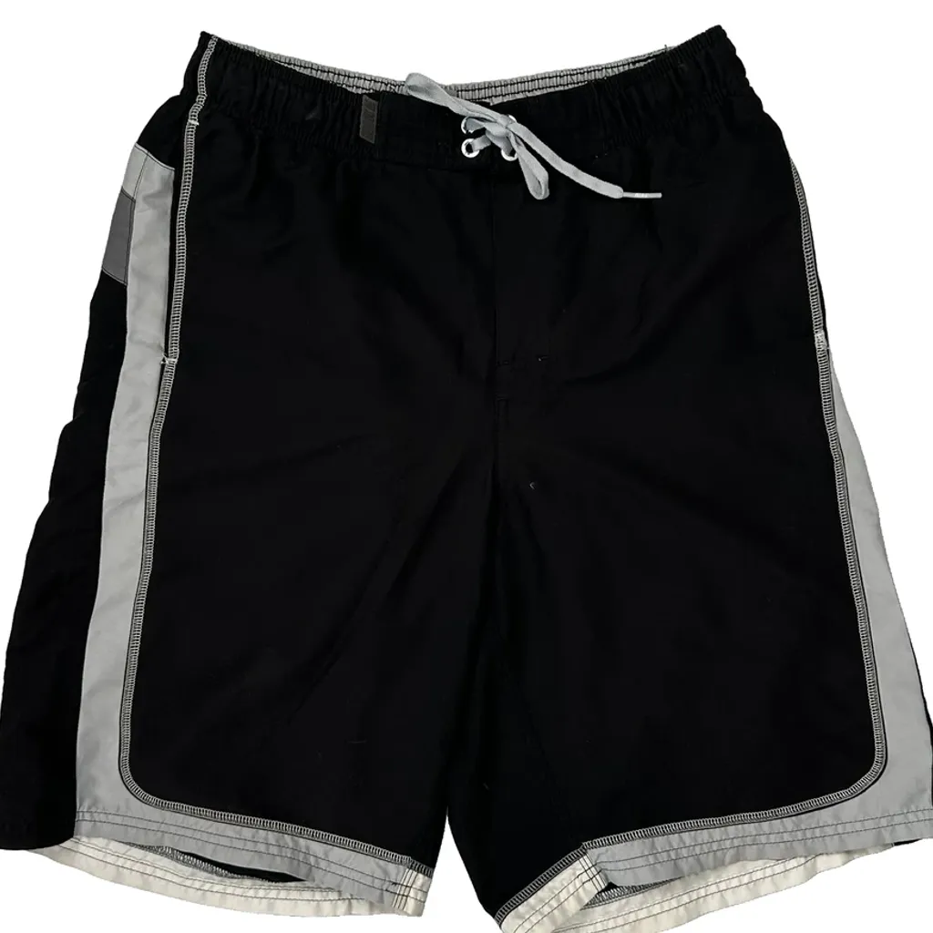 Nike Swim Shorts - Medium Black Polyester - Image 4