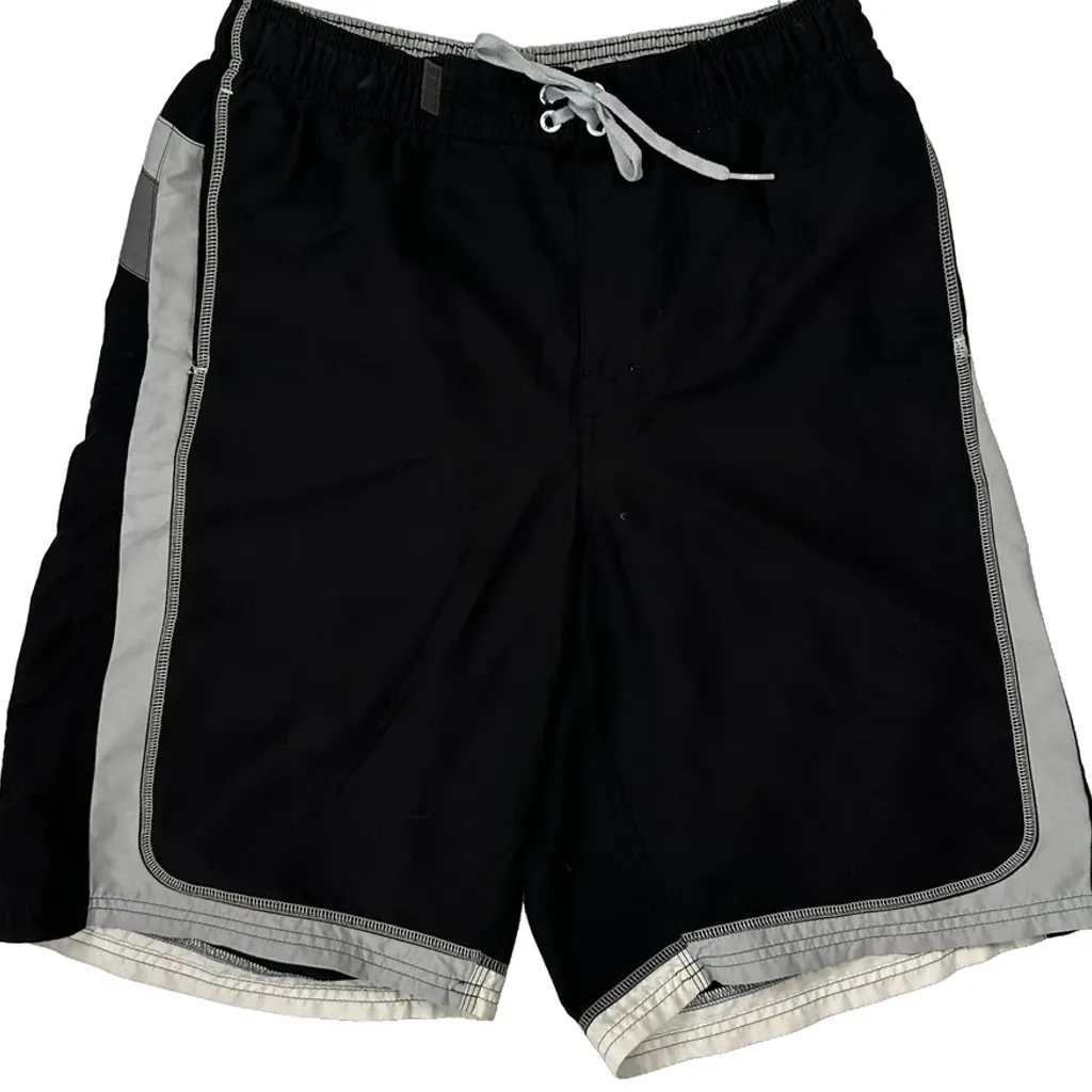 Nike Swim Shorts - Medium Black Polyester - Image 5