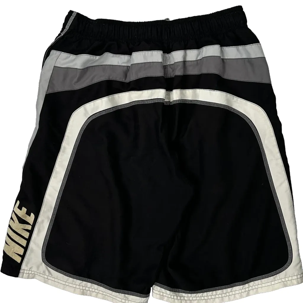 Nike Swim Shorts - Medium Black Polyester - Image 6