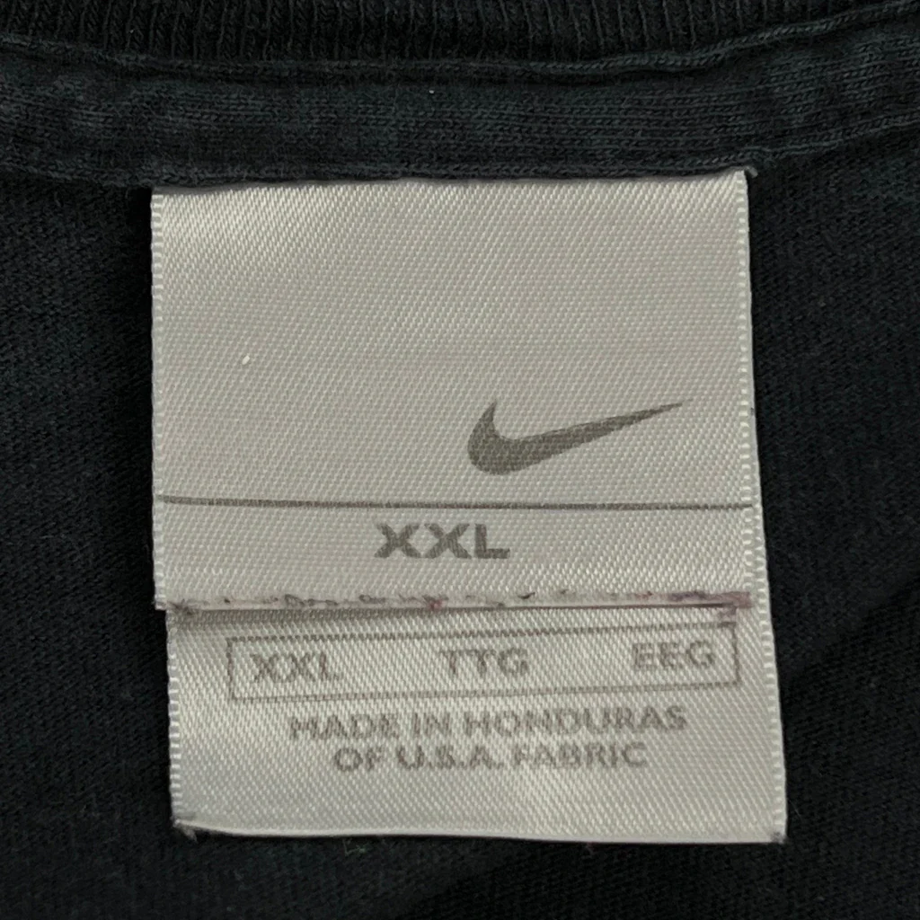 Nike Graphic T-Shirt - 2XL Black Cotton - Image 3