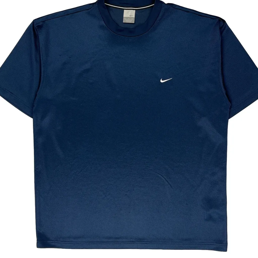 Nike T-Shirt - XL Blue Polyester - Image 5