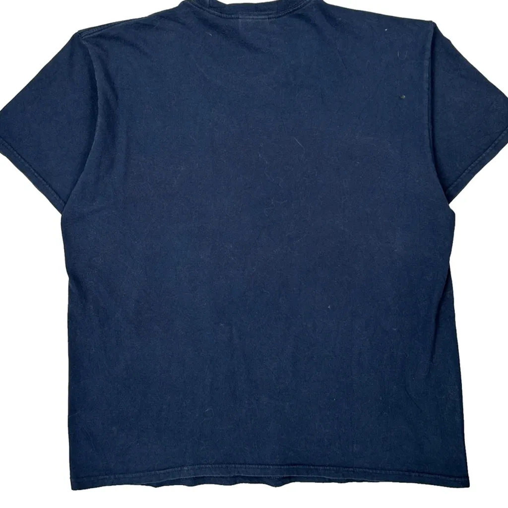 Nike Graphic T-Shirt - XL Blue Cotton - Image 7