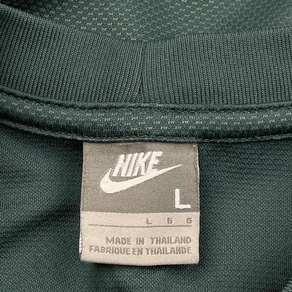 Nike T-Shirt - Large Green Polyester - Image 3