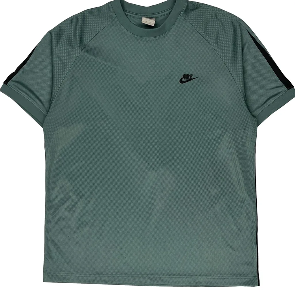 Nike T-Shirt - Large Green Polyester - Image 5