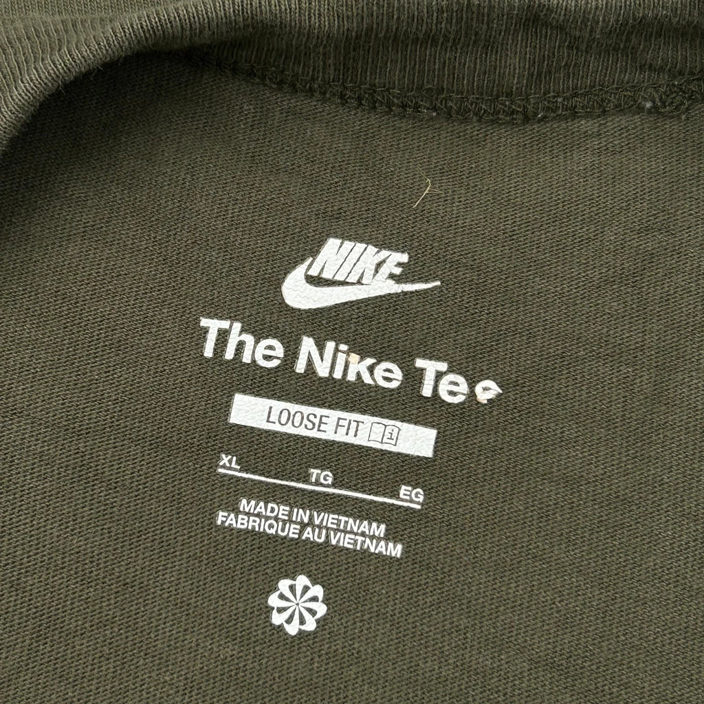Nike T-Shirt - XL Green Cotton - Image 3