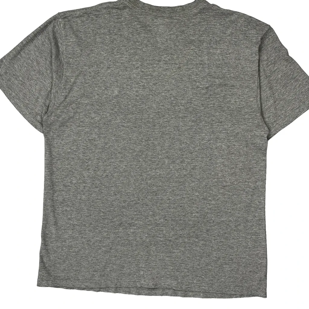 Nike Graphic T-Shirt - Large Grey Cotton - Image 6
