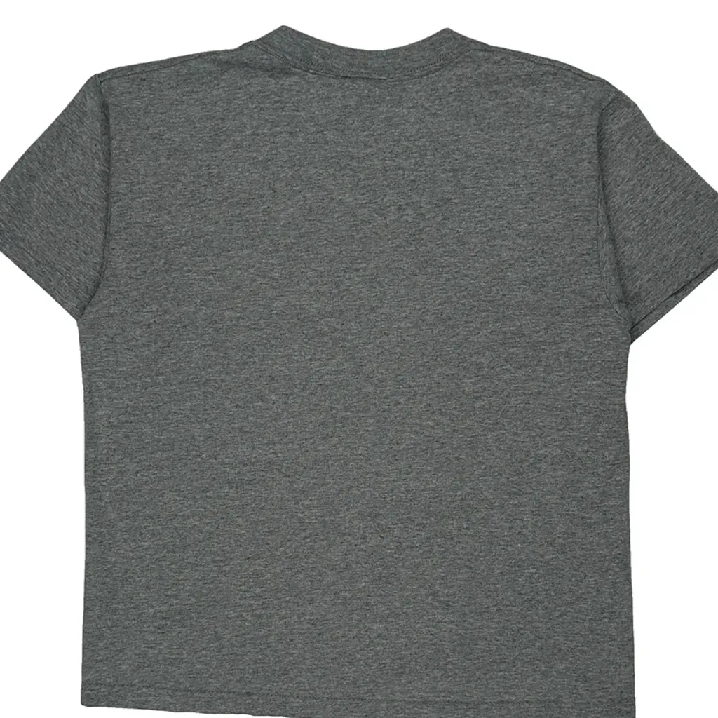 Nike Graphic T-Shirt - Large Grey Cotton - Image 7