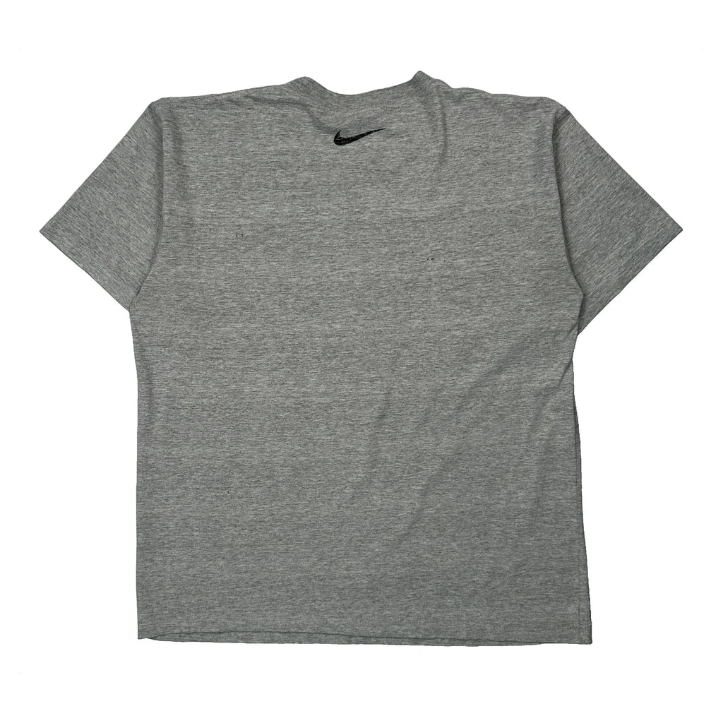 Nike Graphic T-Shirt - Medium Grey Cotton - Image 2