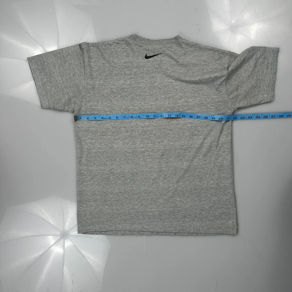 Nike Graphic T-Shirt - Medium Grey Cotton - Image 3