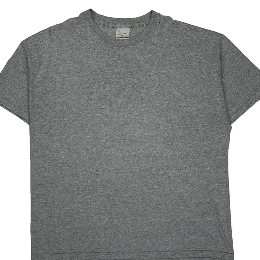 Nike T-Shirt - 2XL Grey Cotton - Image 4