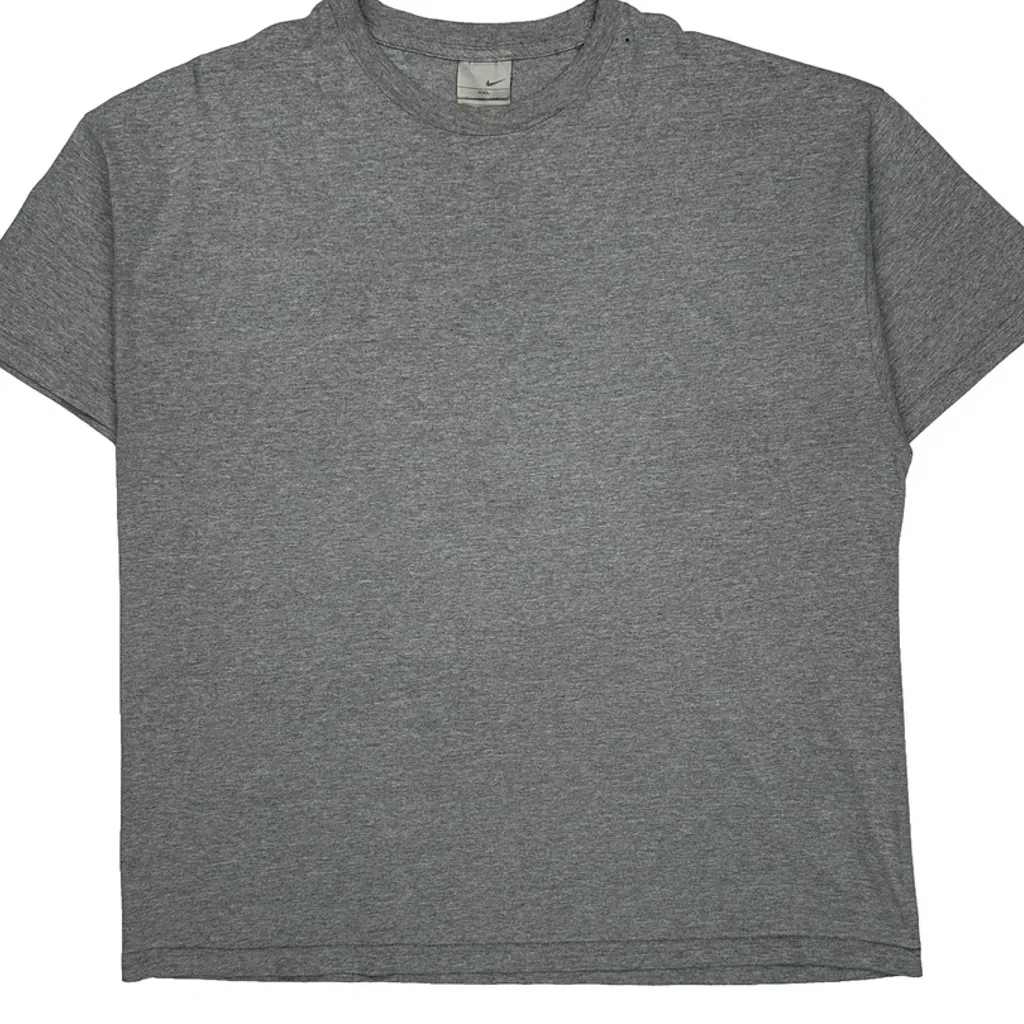 Nike T-Shirt - 2XL Grey Cotton - Image 5