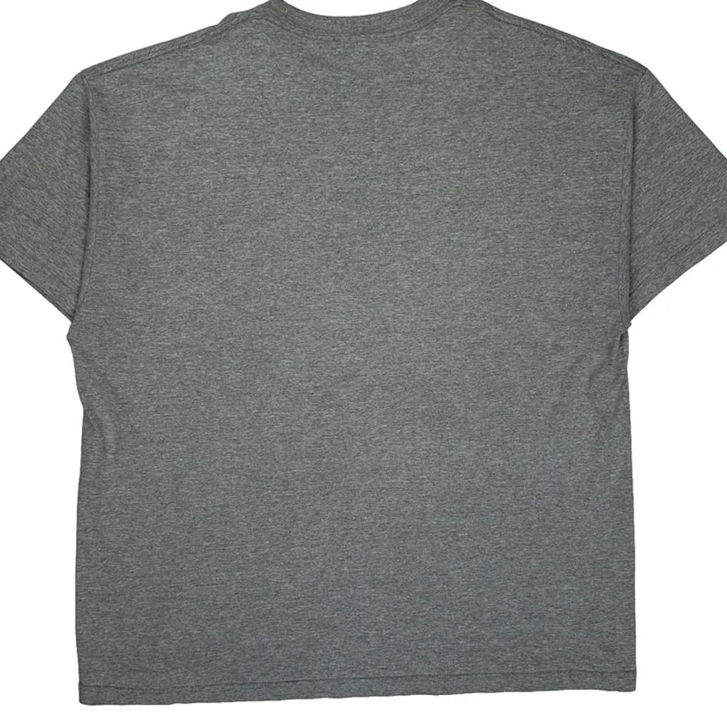 Nike T-Shirt - 2XL Grey Cotton - Image 6