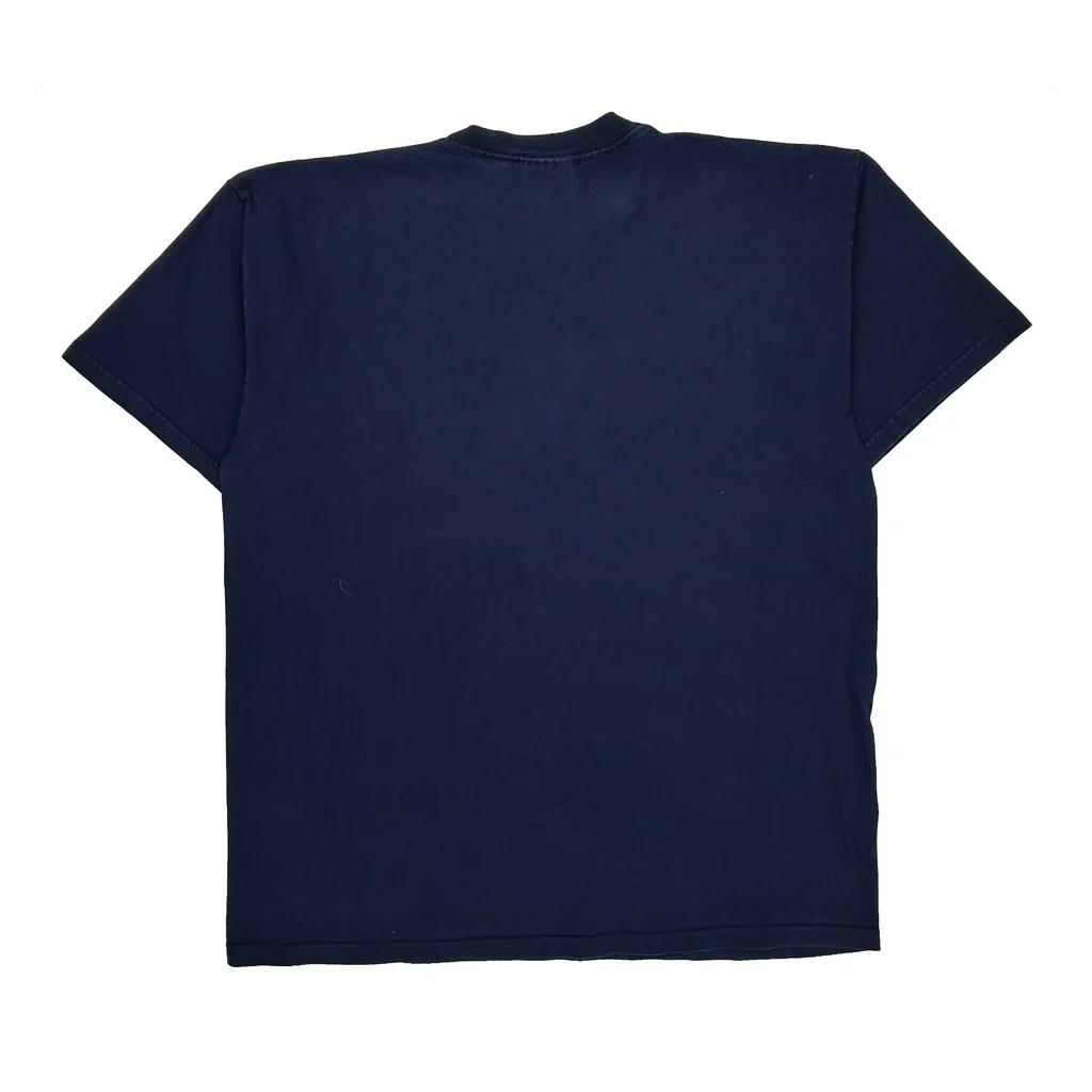 Nike T-Shirt - Large Navy Cotton - Image 2