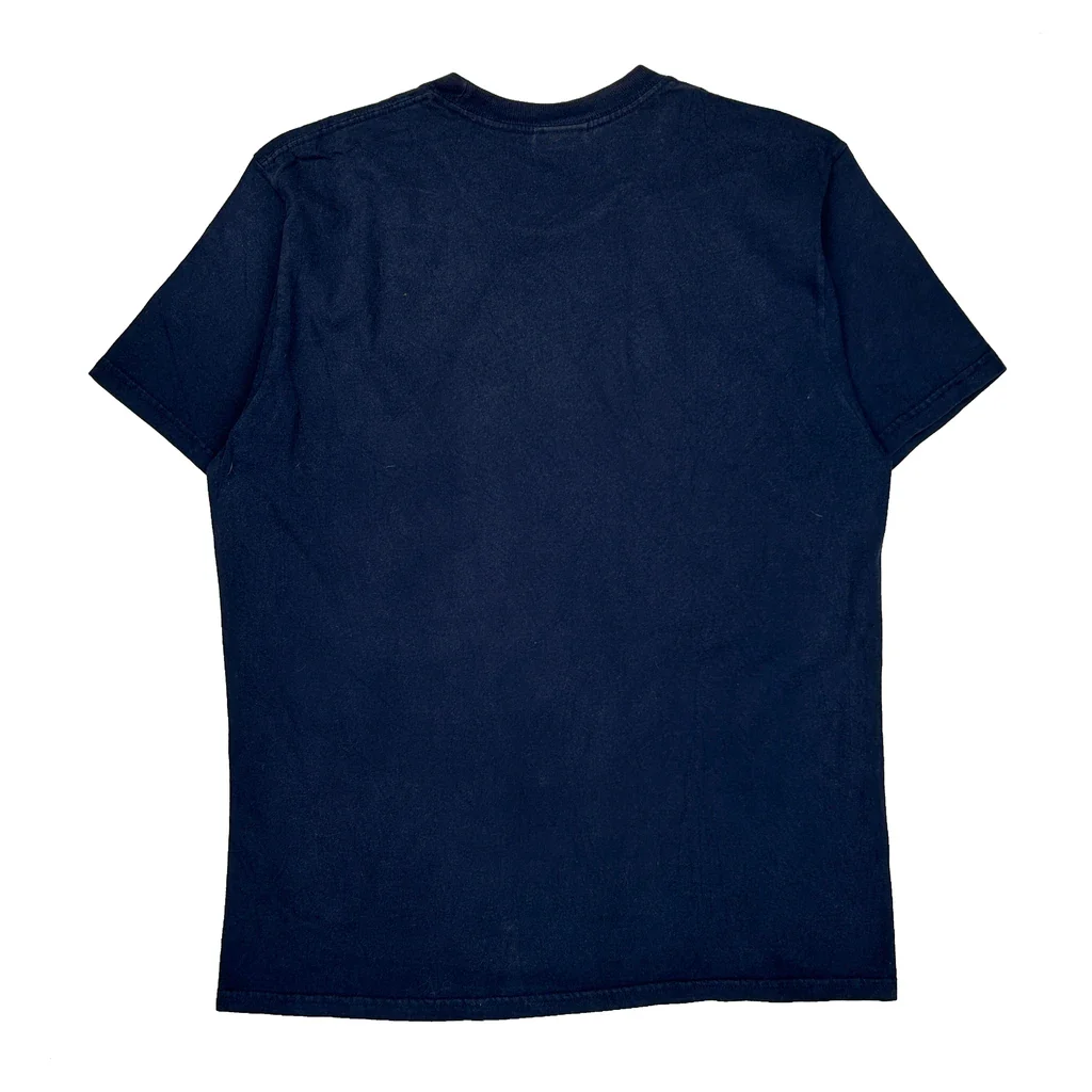 Nike T-Shirt - Large Navy Cotton - Image 2