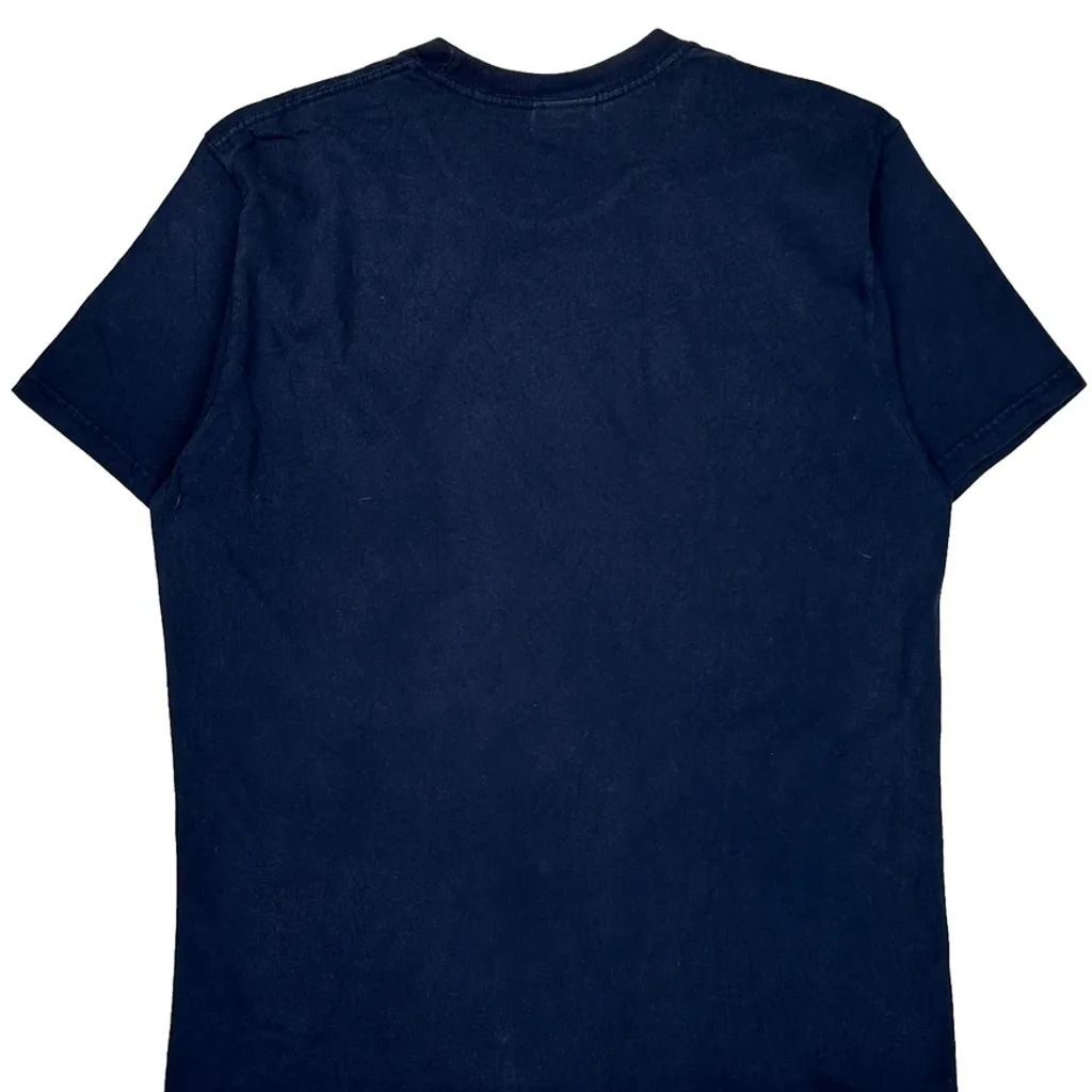 Nike T-Shirt - Large Navy Cotton - Image 7