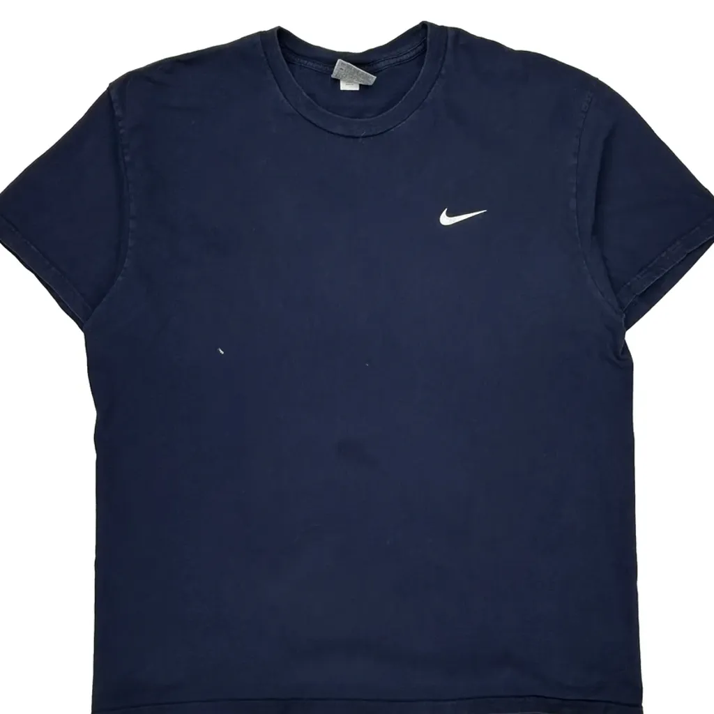 Nike T-Shirt - XL Navy Cotton - Image 5