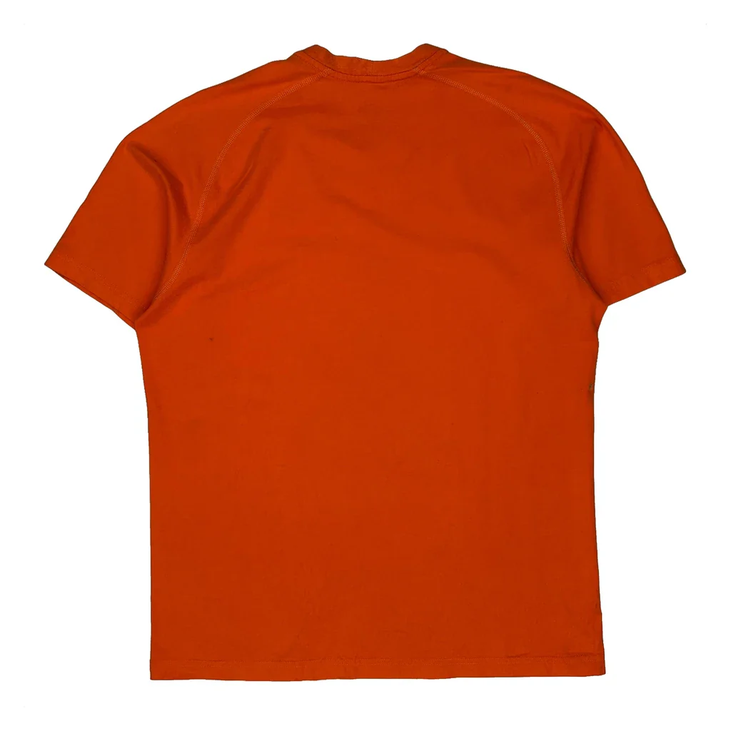 Nike T-Shirt - Large Orange Polyester - Image 2