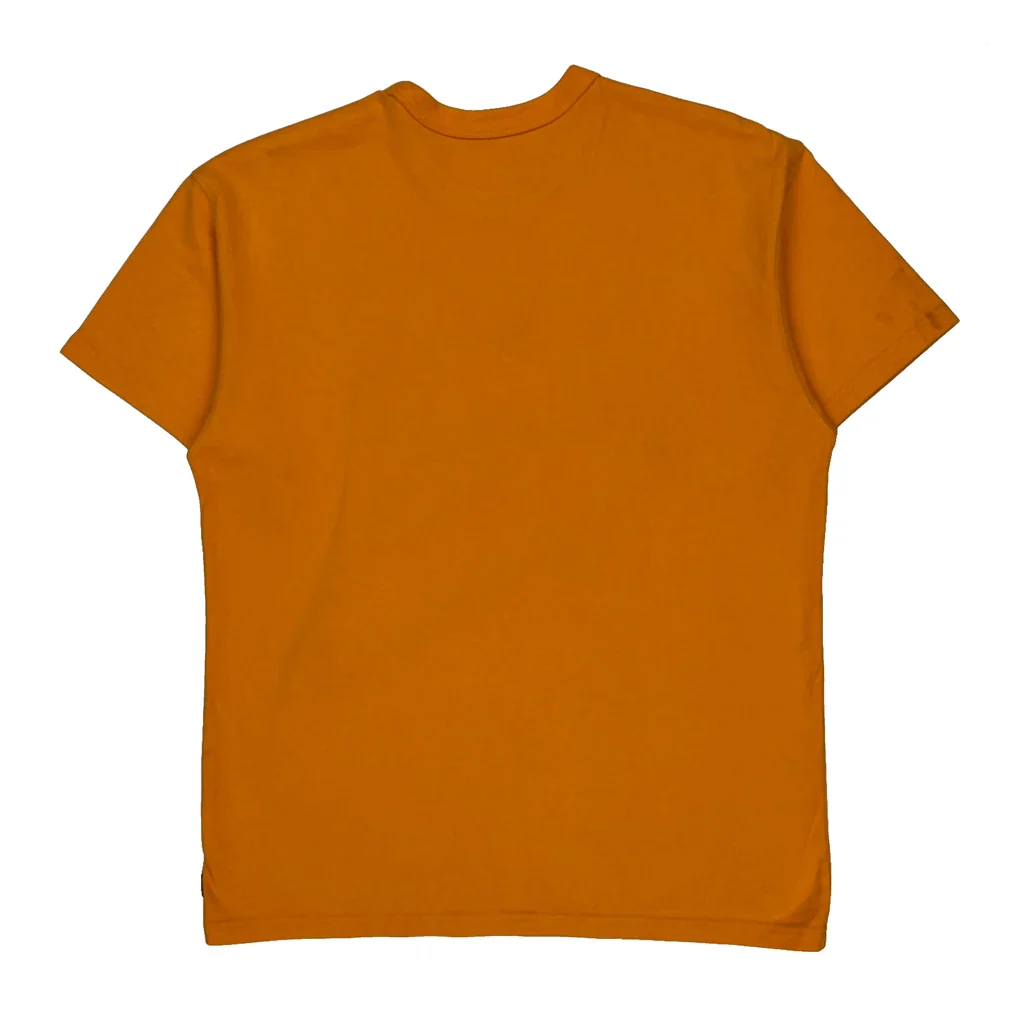 Nike T-Shirt - Medium Orange Cotton - Image 2