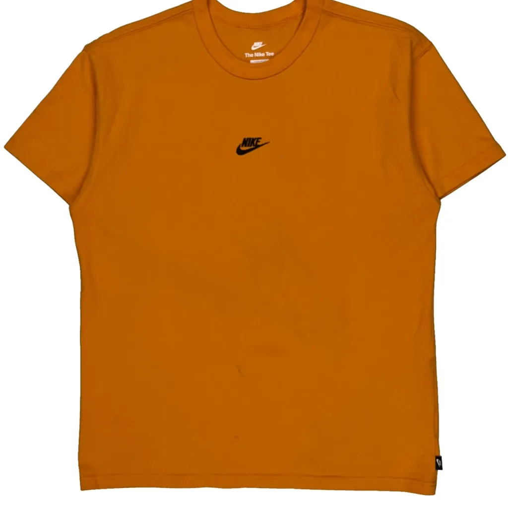 Nike T-Shirt - Medium Orange Cotton - Image 4