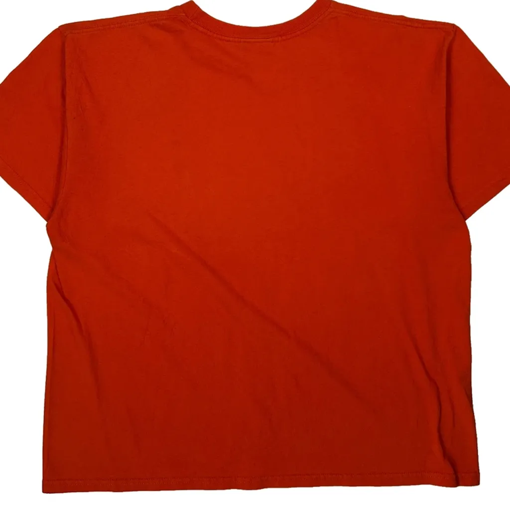 Nike T-Shirt - Large Red Cotton - Image 6