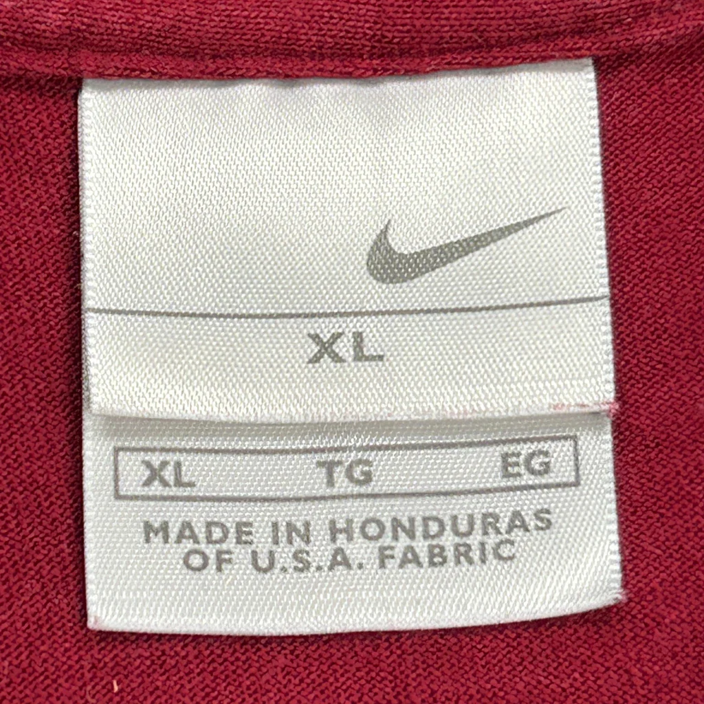 Nike Graphic T-Shirt - XL Red Cotton - Image 3