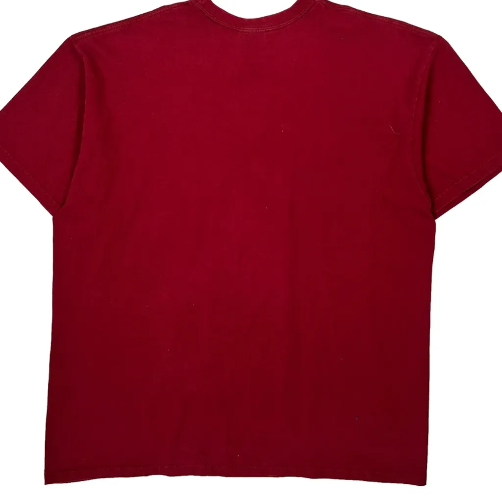 Nike Graphic T-Shirt - XL Red Cotton - Image 6