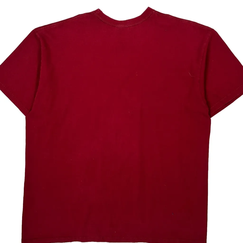 Nike Graphic T-Shirt - XL Red Cotton - Image 7