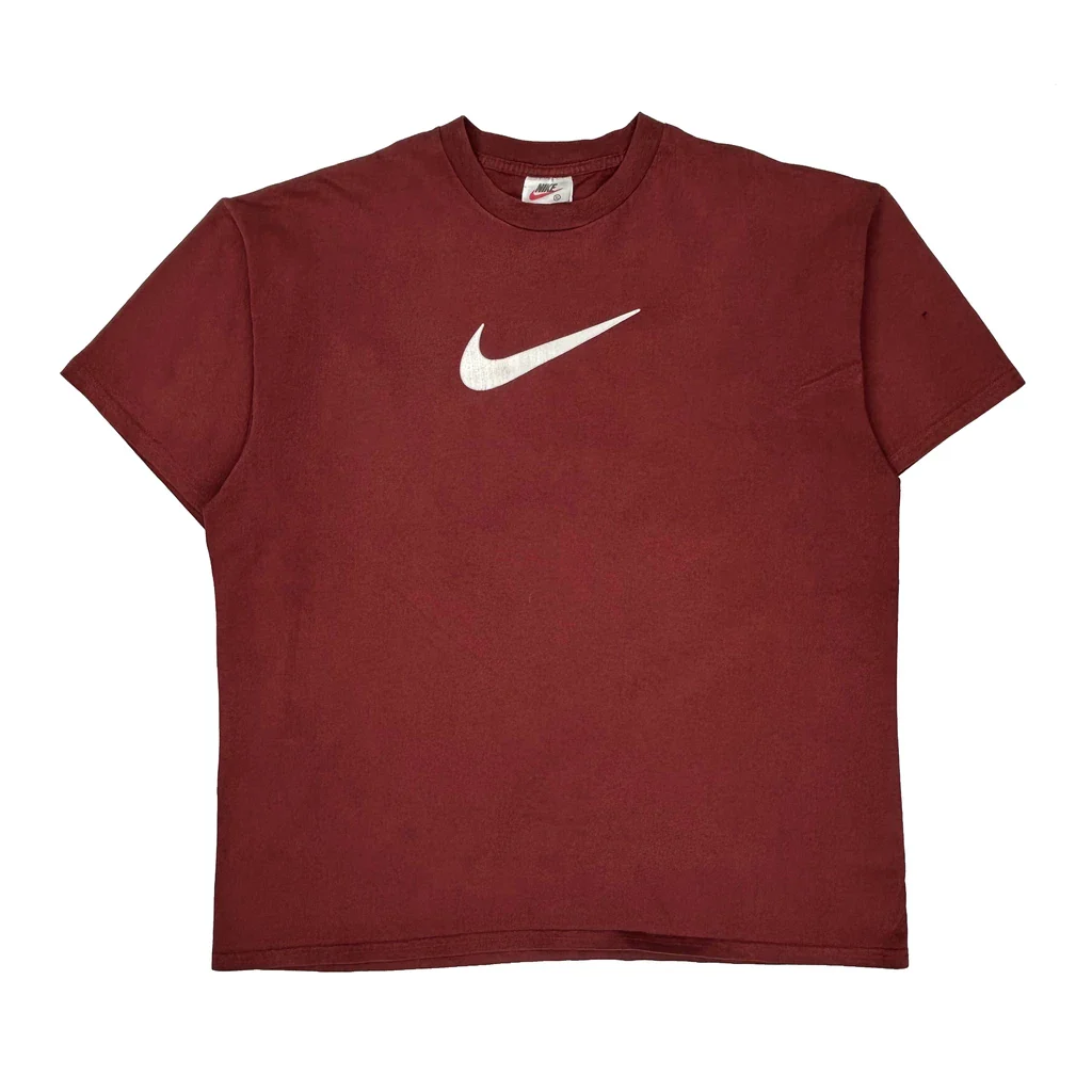Nike T-Shirt - XL Red Cotton