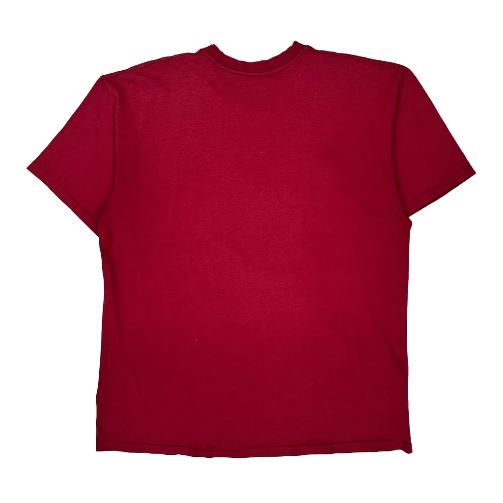 Nike T-Shirt - XL Red Cotton - Image 2