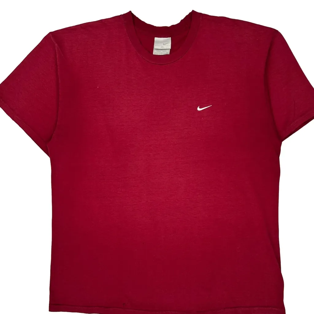 Nike T-Shirt - XL Red Cotton - Image 4