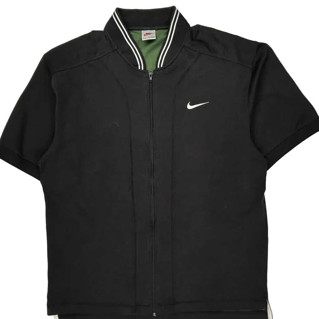Nike Track Jacket - Large Black Cotton - Image 4
