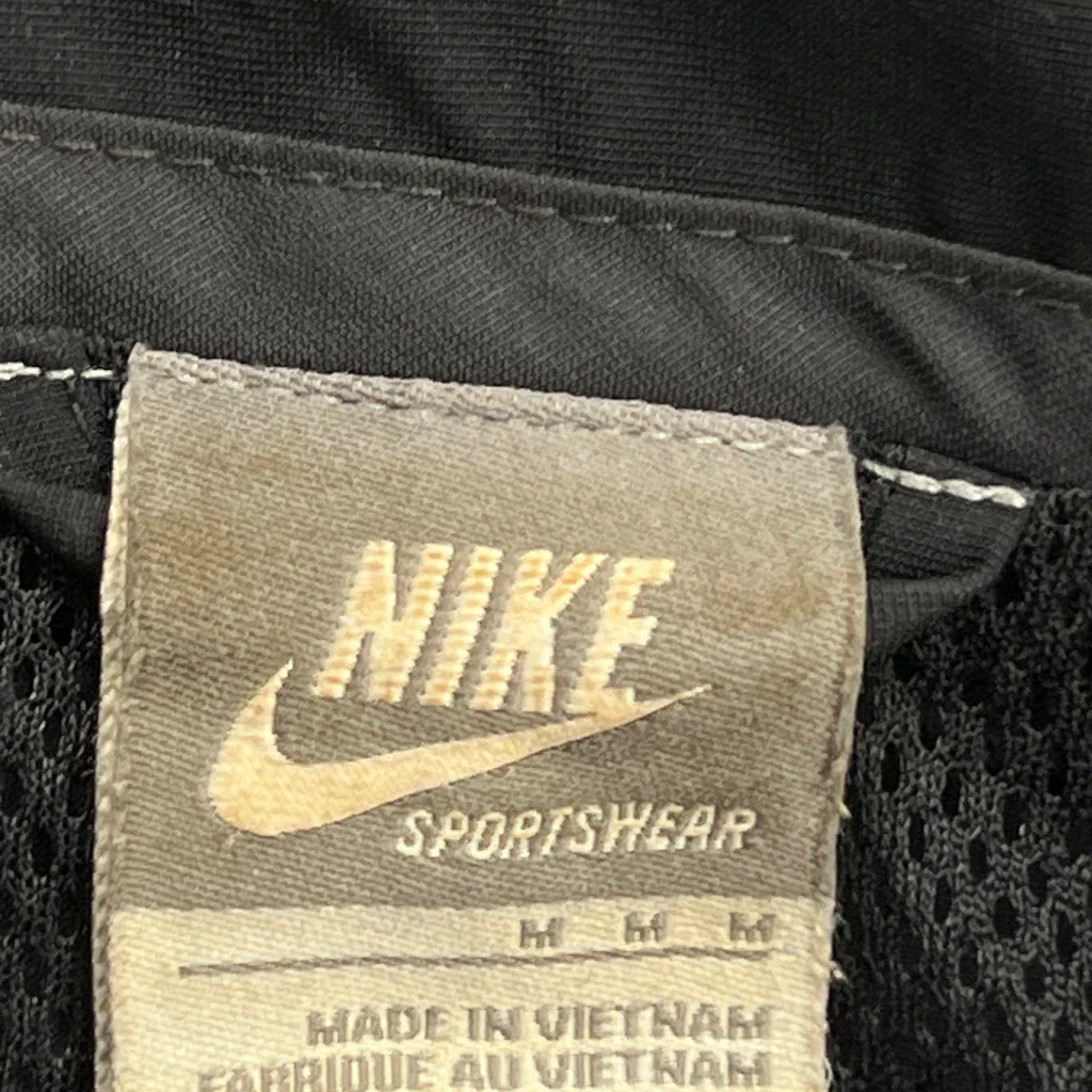 Nike Track Jacket - Medium Black Polyester - Image 3