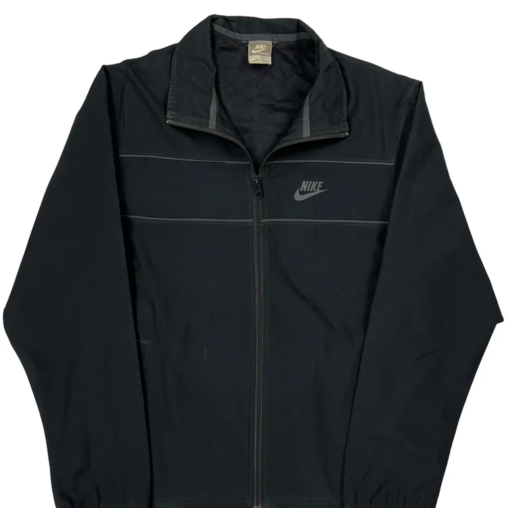 Nike Track Jacket - Medium Black Polyester - Image 4
