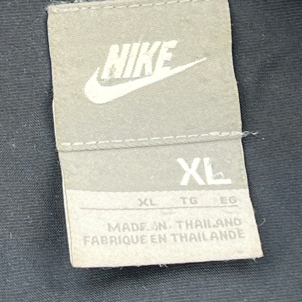 Nike Striped Track Jacket - XL Black Polyester - Image 3