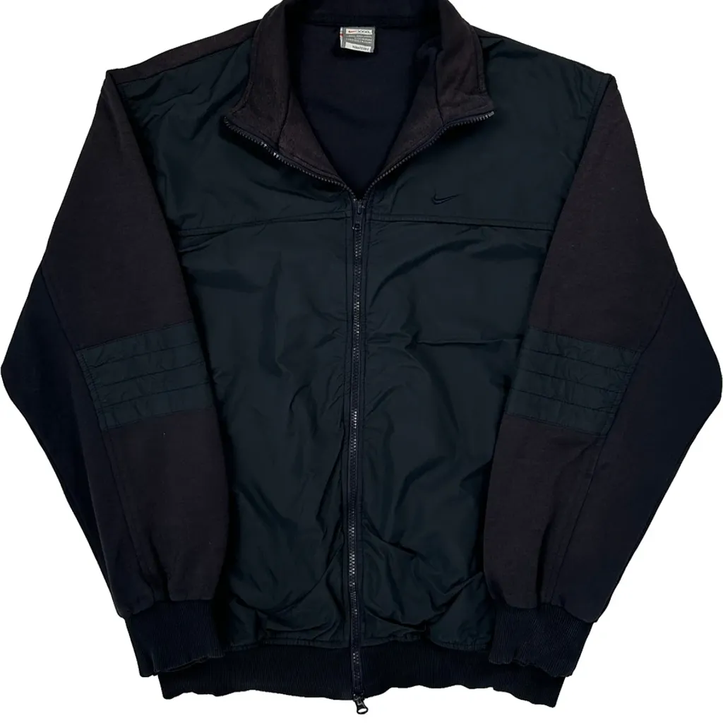 Nike Track Jacket - 3XL Black Polyester - Image 4