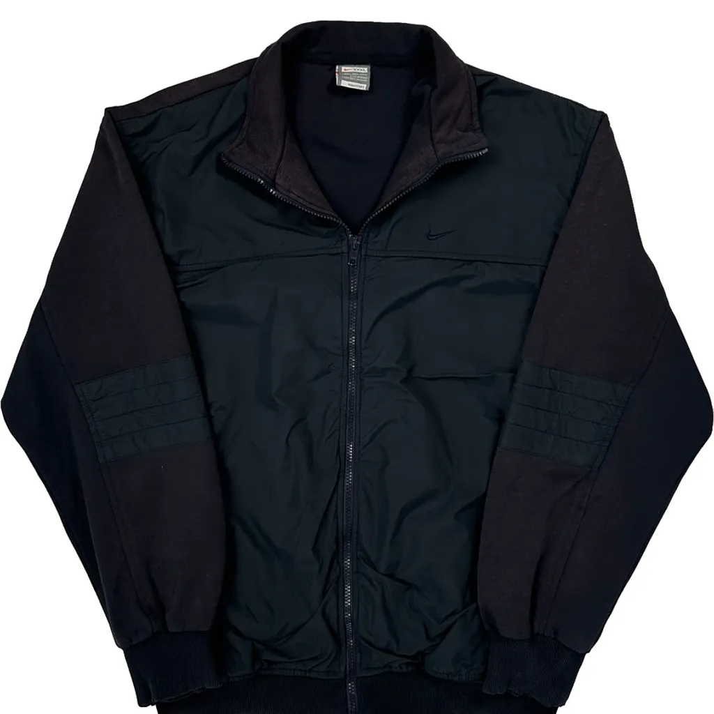 Nike Track Jacket - 3XL Black Polyester - Image 5