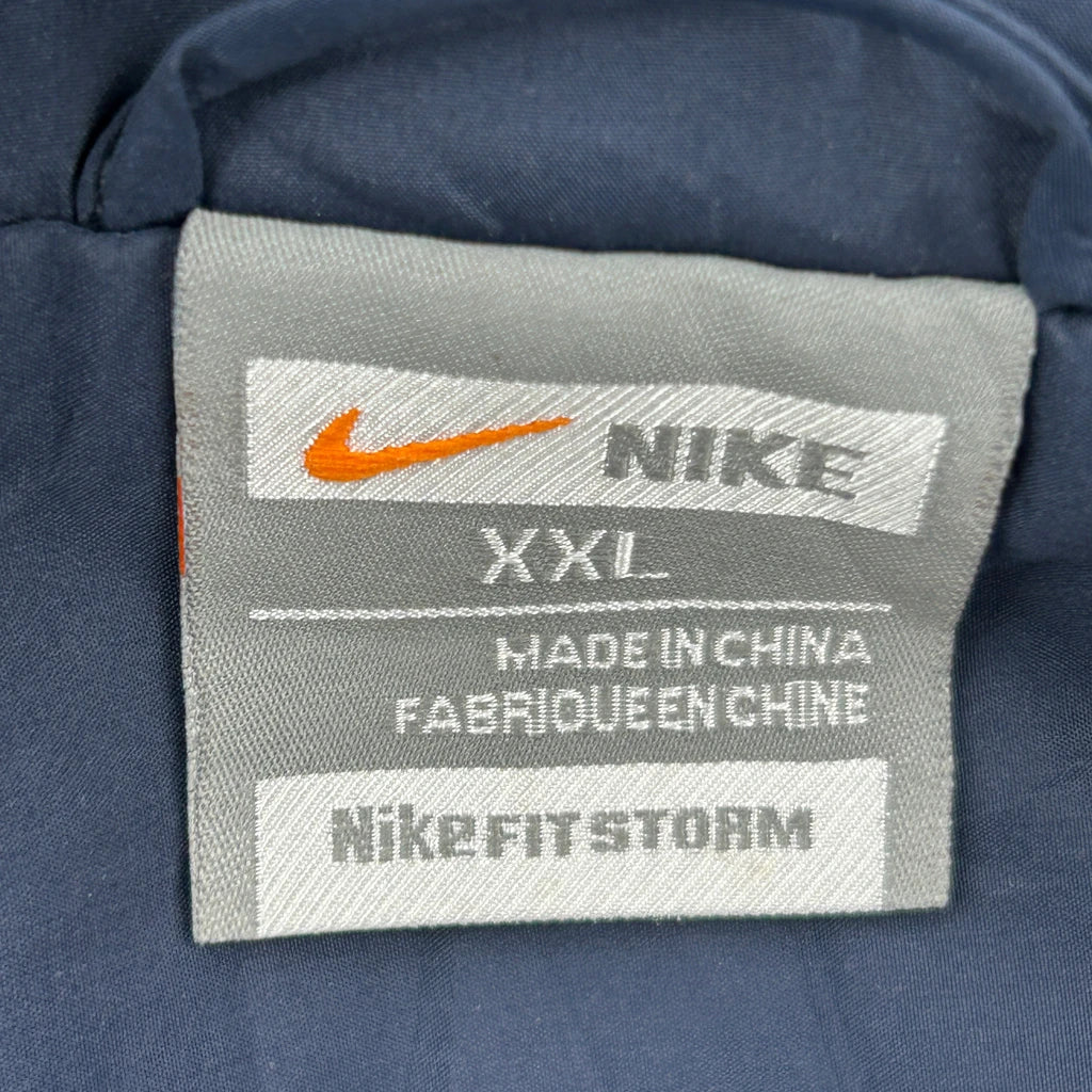 Nike Track Jacket - 2XL Navy Polyester - Image 3