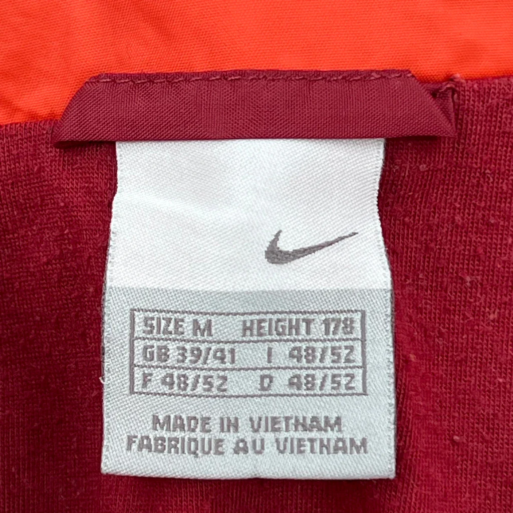 Nike Track Jacket - Medium Red Polyester - Image 3