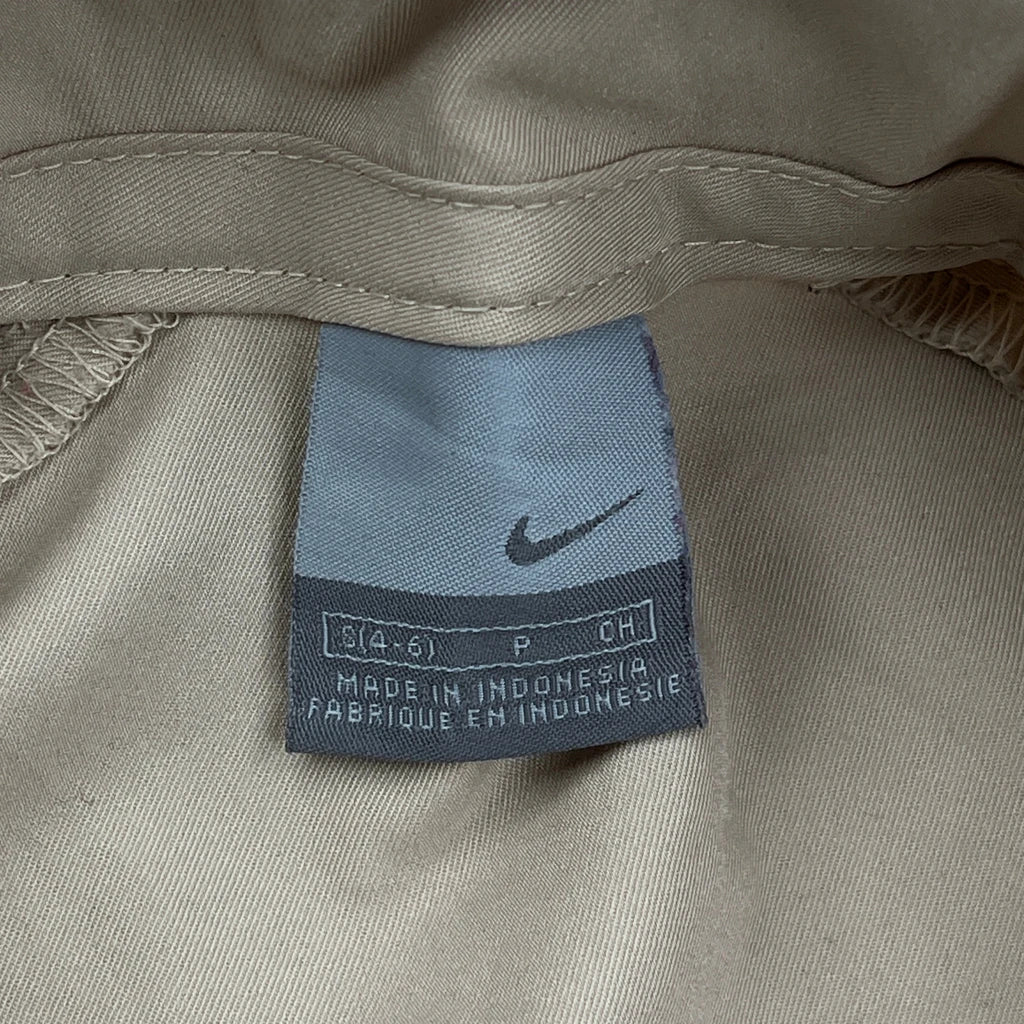 Nike Track Jacket - Small Beige Polyester - Image 3