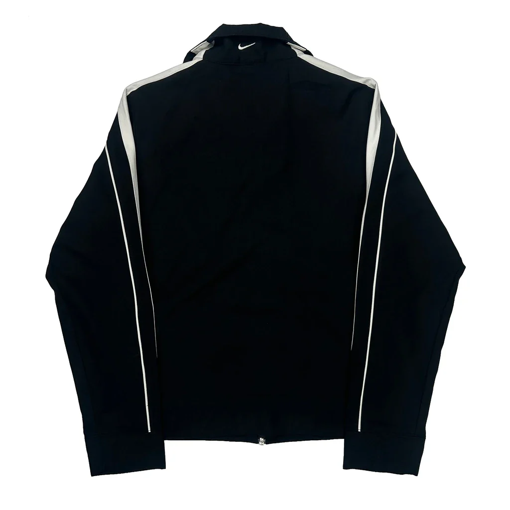 Nike Track Jacket - Small Black Polyester - Image 2