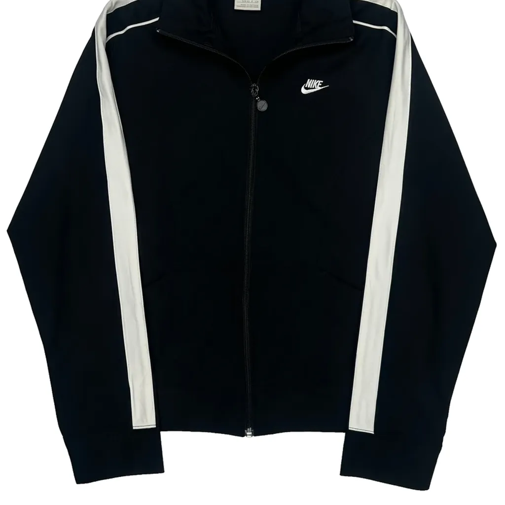 Nike Track Jacket - Small Black Polyester - Image 4