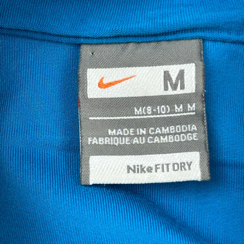 Nike Track Jacket - Medium Blue Polyester - Image 3