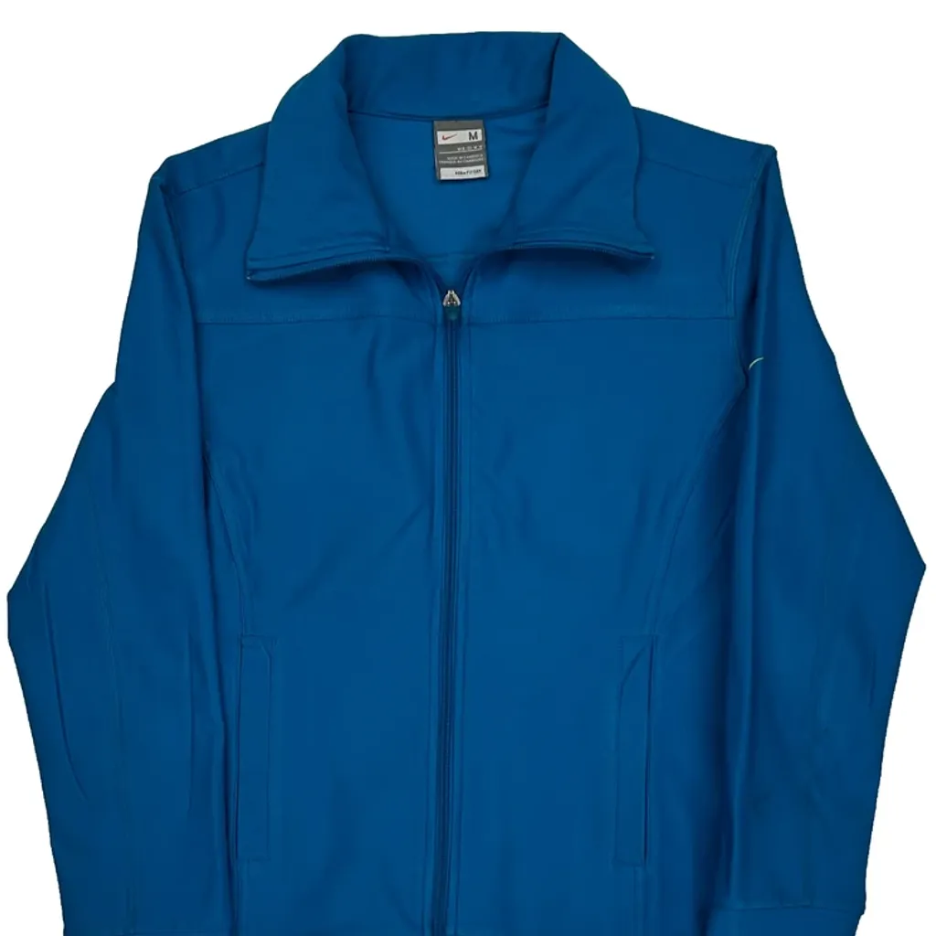 Nike Track Jacket - Medium Blue Polyester - Image 4