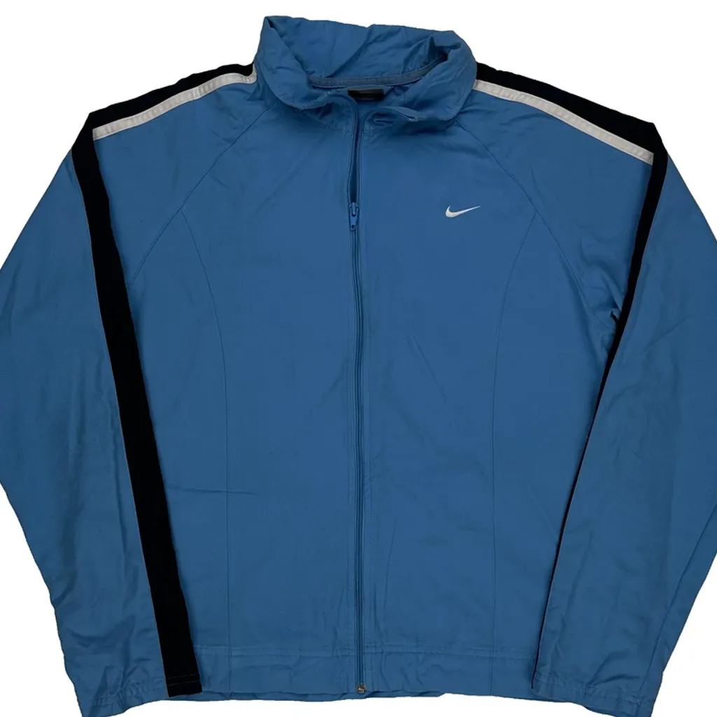 Nike Track Jacket - XL Blue Polyester - Image 5