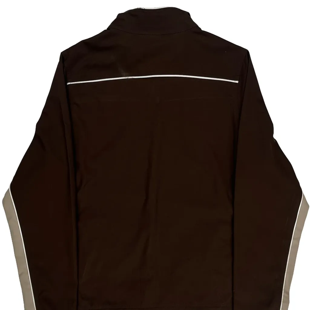 Nike Track Jacket - Large Brown Polyester - Image 6