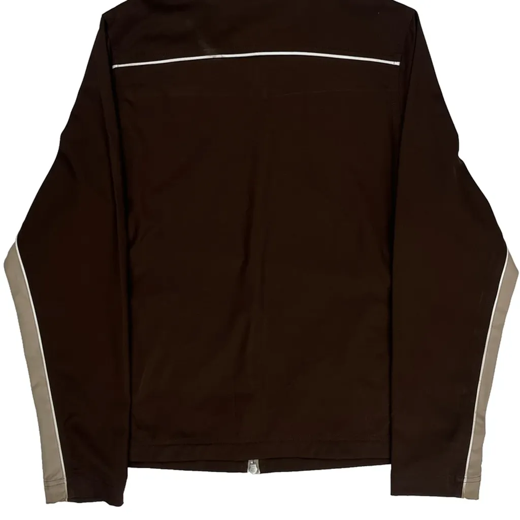 Nike Track Jacket - Large Brown Polyester - Image 7